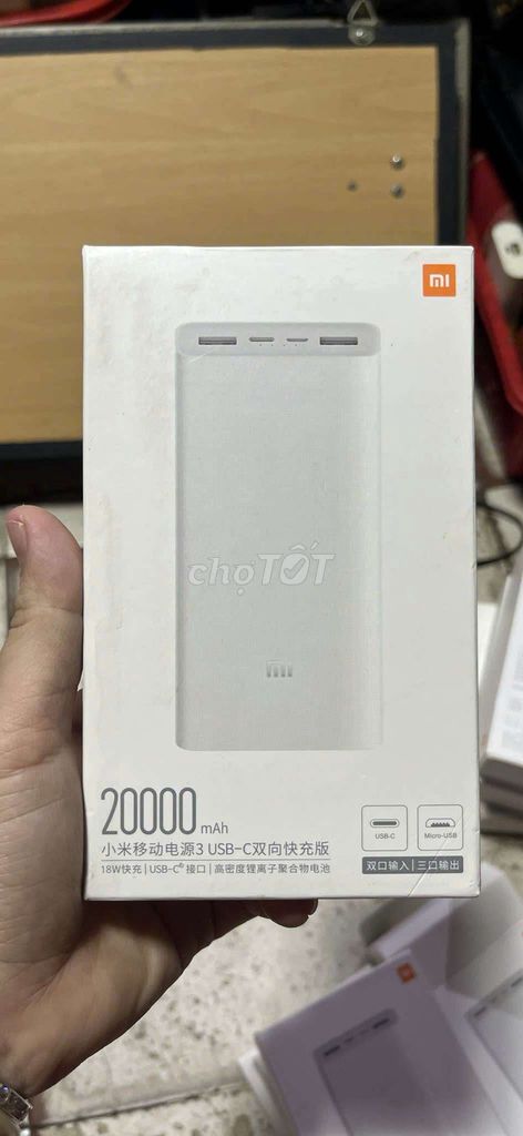 Sạc dự phòng xiaomi 20000mah