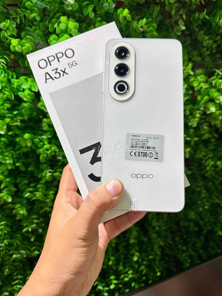 OPPO A3x 5G 128GB Trắng 6GB. Mua bán Điện thoại tại Thị xã Tân Uyên Bình Dương được đăng bởi Linh Chi hình 1