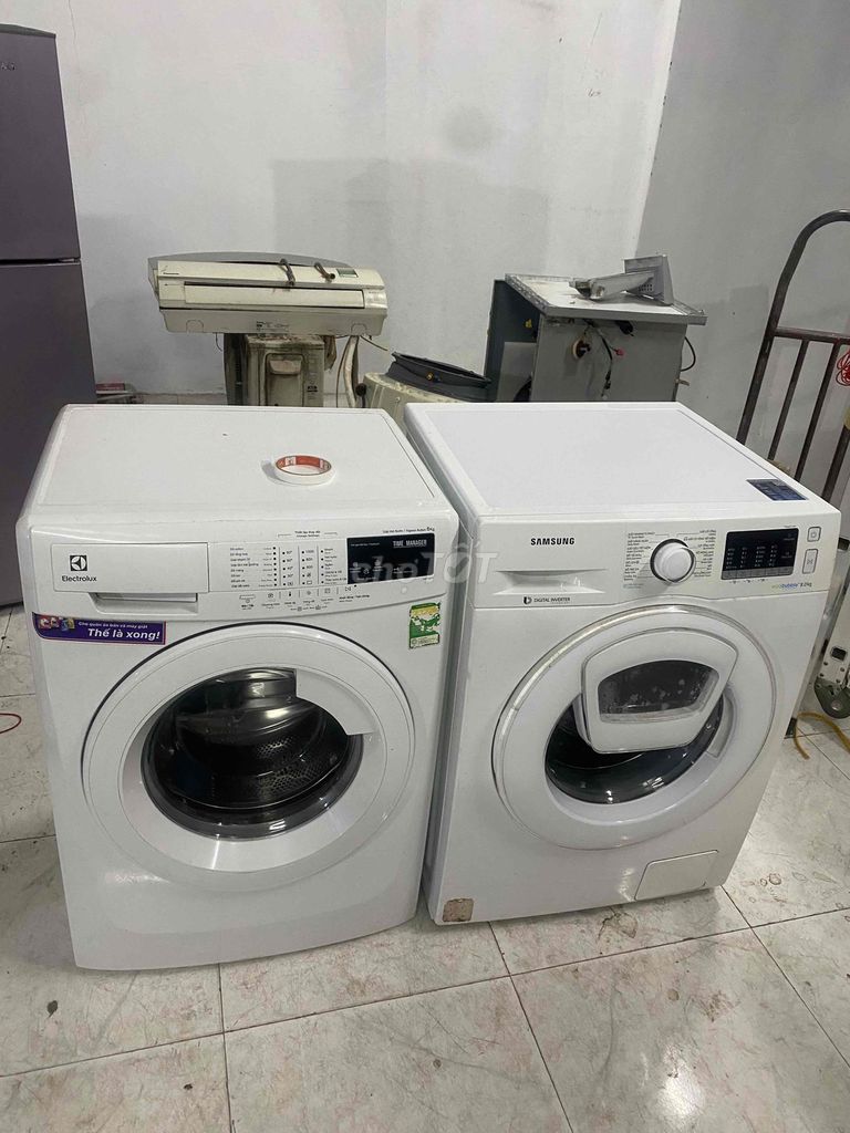 Máy giặt electrolux, samsung 8kg inveter