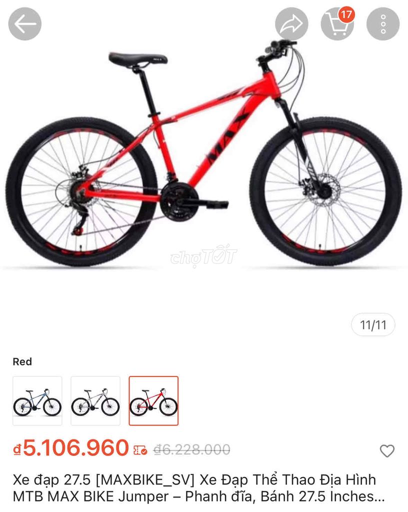 Mình cần Pass Xe Đạp Thể Thao MTB MAX BIKE Jumper
