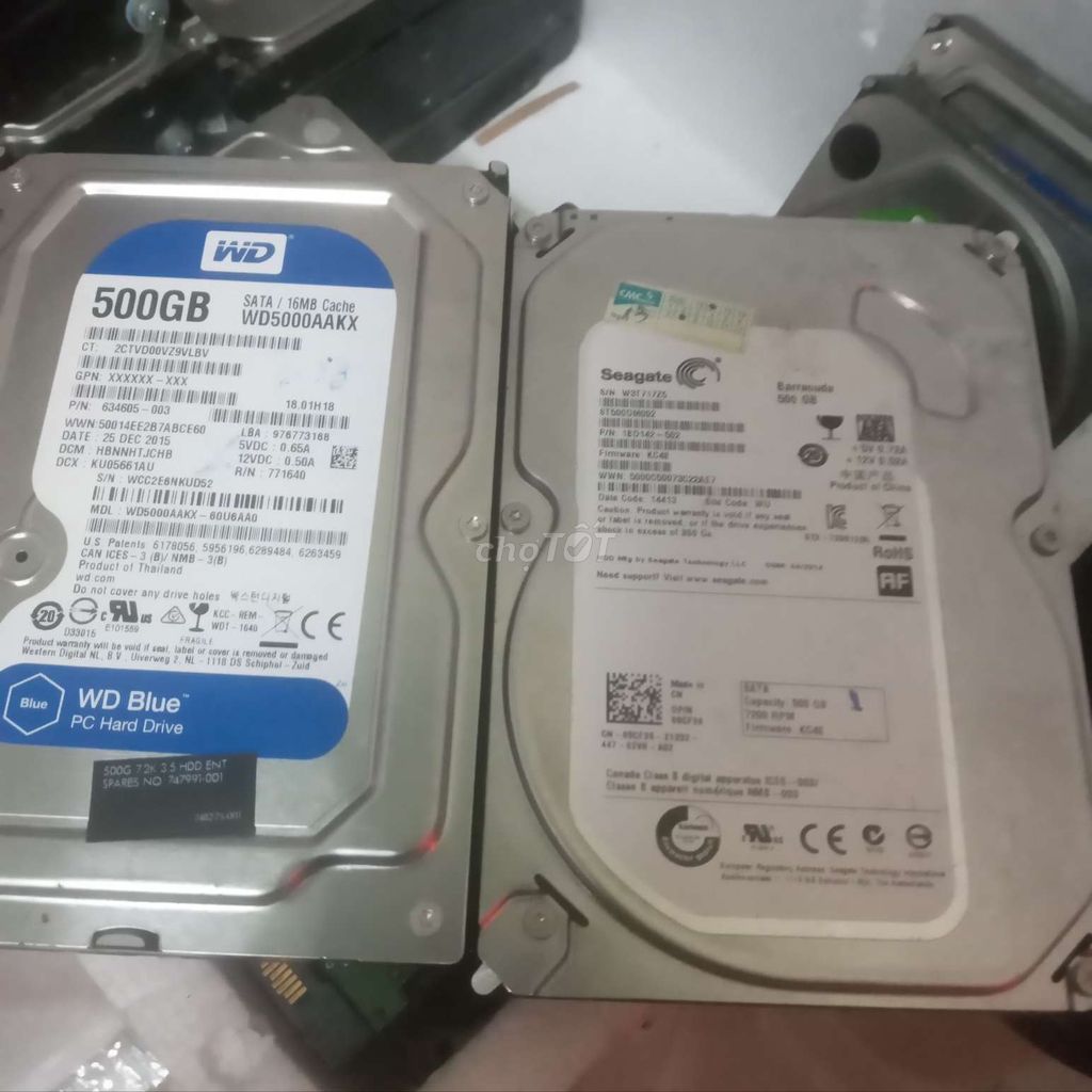 ☆NĂM MỚI BÁN RẺ HDD 500GB + 1T,SỨC KHỎE TỐT