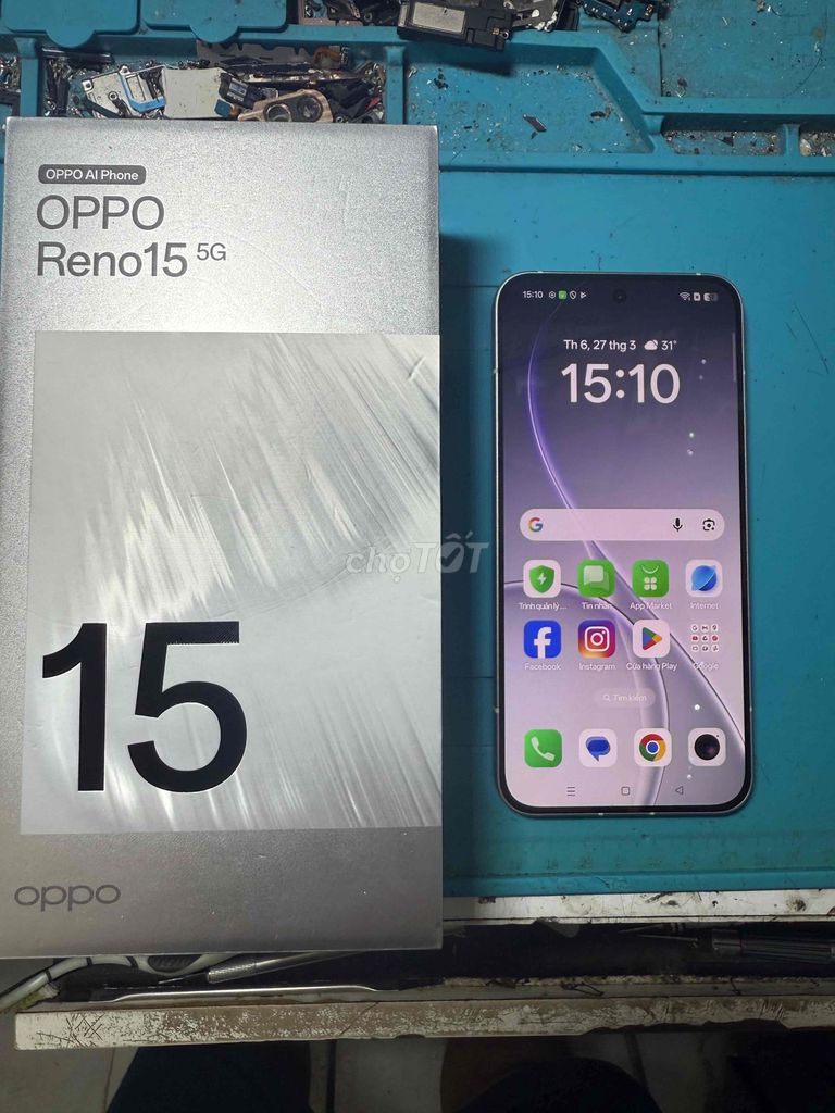 Oppo Reno 15 5G 12Gb/256Gb màu trắng. Mua bán Điện thoại tại Huyện Nhà Bè Tp Hồ Chí Minh được đăng bởi gggg hình 1