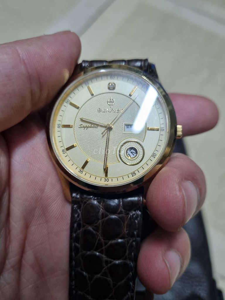 Đồng hồ Sunrise Dây cá sấu mới tính 42mm. Mua bán Đồng hồ tại Quận Nam Từ Liêm Hà Nội được đăng bởi sky hình 1