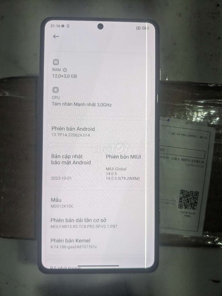 Xiaomi K40 Gaming bản ram 12g mạnh mượt lỗi nhỏ. Mua bán Điện thoại tại Quận 12 Tp Hồ Chí Minh được đăng bởi ĐT VERY TỐT bh đổi trả 1th thêm 200k hình 1