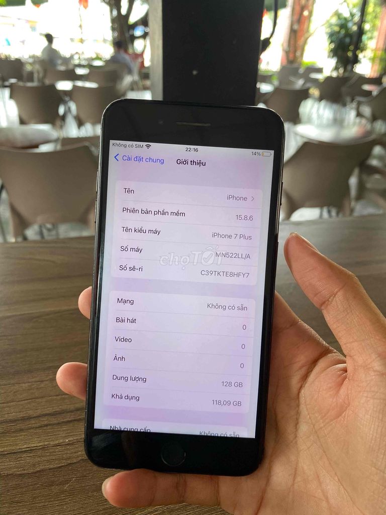 Apple iPhone 7 Plus 128GB Đen. Mua bán Điện thoại tại Quận Bình Thuỷ Cần Thơ được đăng bởi KengBu hình 1