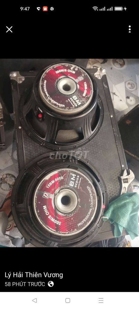 Loa BM 15BM-500B 500W Đã qua sử dụng. Mua bán Tivi, Âm thanh tại Huyện Nghĩa Hành Quảng Ngãi được đăng bởi Liêm Lương hình 1