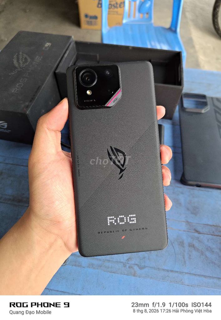 Rogphone 9 bản 12-256 Fullbox. . Mua bán Điện thoại tại Quận Hà Đông Hà Nội được đăng bởi Đạo Nguyễn hình 1