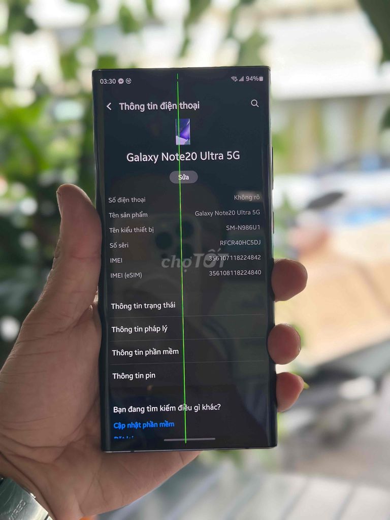 Note 20 Ultra 1 sọc