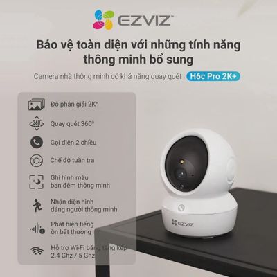 Camera WiFi EZVIZ H6C Pro 2K + Thẻ nhớ 64Gb. Mua bán Máy ảnh, Máy quay tại Quận Cẩm Lệ Đà Nẵng được đăng bởi Thông Trần