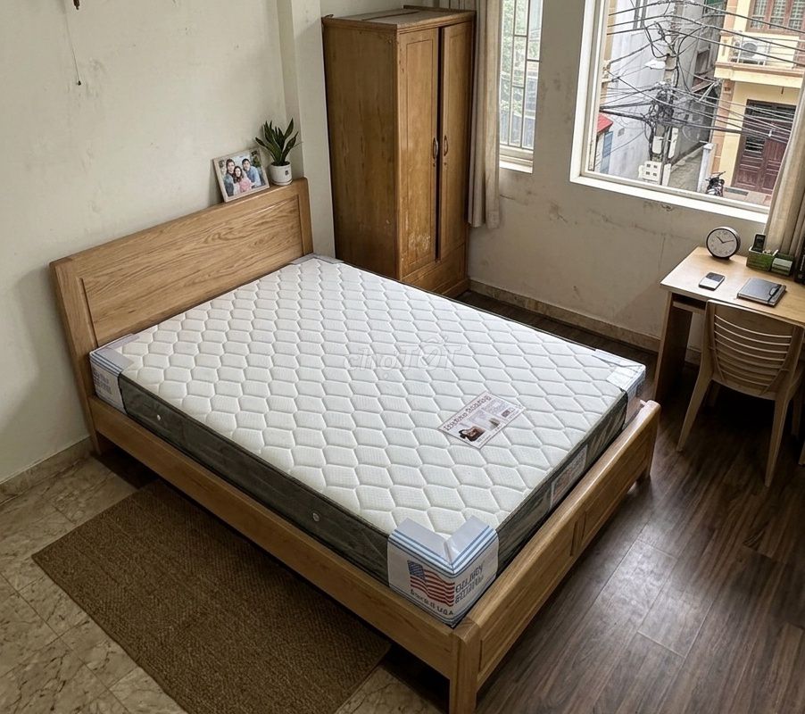 Nệm lò xo Lò xo túi độc lập 22cm. Mua bán Giường, chăn ga gối nệm tại Quận Bình Tân Tp Hồ Chí Minh được đăng bởi NỆM GIÁ SĨ hình 1