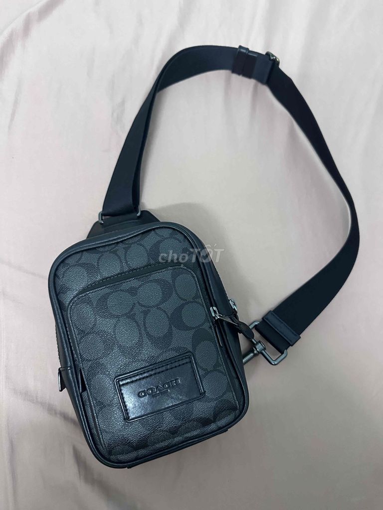 Túi đeo chéo Coach Racer Sling Da Đen. Mua bán Túi xách tại Quận Phú Nhuận Tp Hồ Chí Minh được đăng bởi Trương Sĩ hình 1