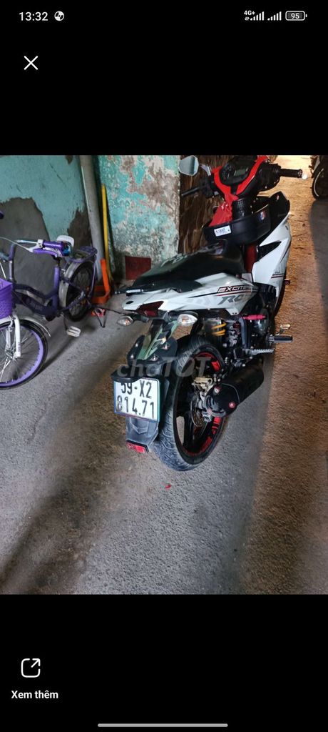 Yamaha Exciter 150 2015 Trắng đỏ. Mua bán Xe máy tại Huyện Bình Chánh Tp Hồ Chí Minh được đăng bởi An Hạ hình 2