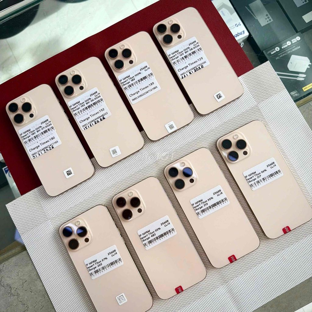 Apple iPhone 16 PRM 256/512GB Titanium Như mới. Mua bán Điện thoại tại Huyện Mỏ Cày Nam Bến Tre được đăng bởi TAKI Mobile Điện Thoại Trả Góp Giá Tốt Bến Tre hình 1