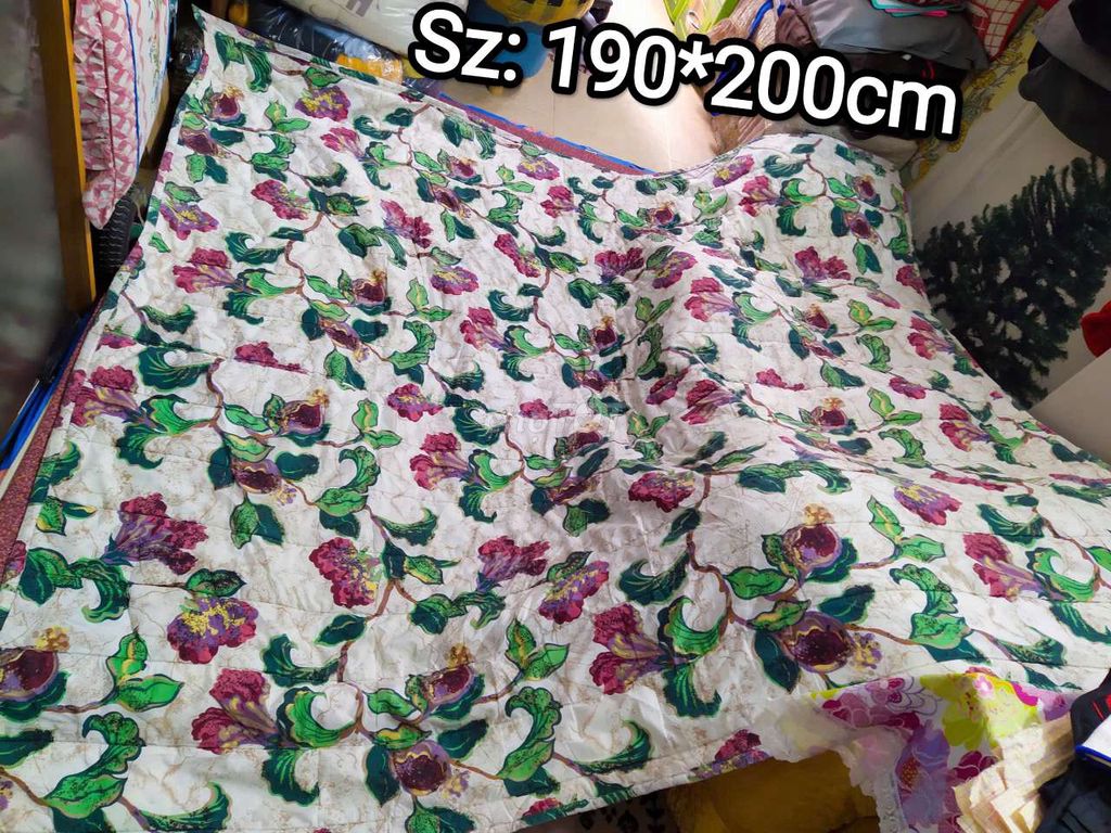 Tấm trải 100% Cotton dành cho giường KING SIZE.