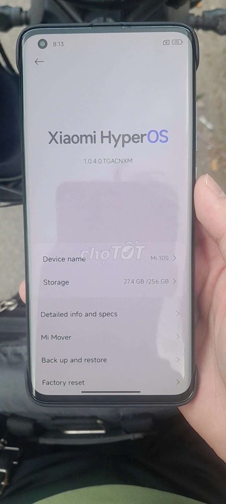 Xiaomi Mi 10S 256GB Xám Đã sử dụng. Mua bán Điện thoại tại Thành phố Dĩ An Bình Dương được đăng bởi mạnh hình 1