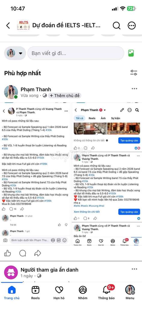 Sách Collins IELTS Luyện thi. Mua bán Sách tại Thành phố Long Xuyên An Giang được đăng bởi Vương Phạm Thanh Thanh hình 1
