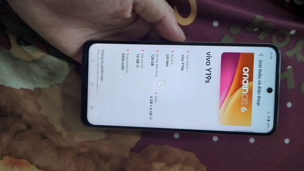 Vivo Y19s 128GB Trắng. Mua bán Điện thoại tại Quận Bình Tân Tp Hồ Chí Minh được đăng bởi Hội Đồ Điện Tử hình 1