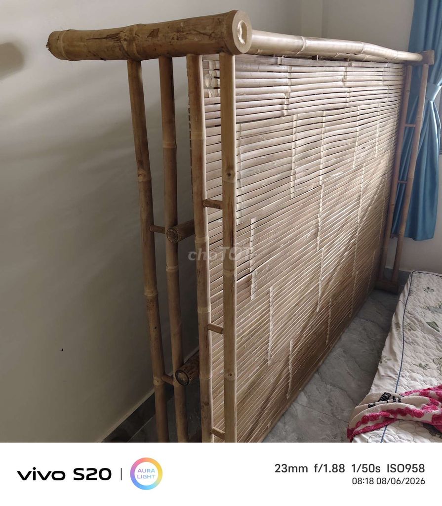 Giường tre 1m8 x 1m4. Mua bán Giường, chăn ga gối nệm tại Thị xã Bến Cát Bình Dương được đăng bởi Ngọc Diep hình 1
