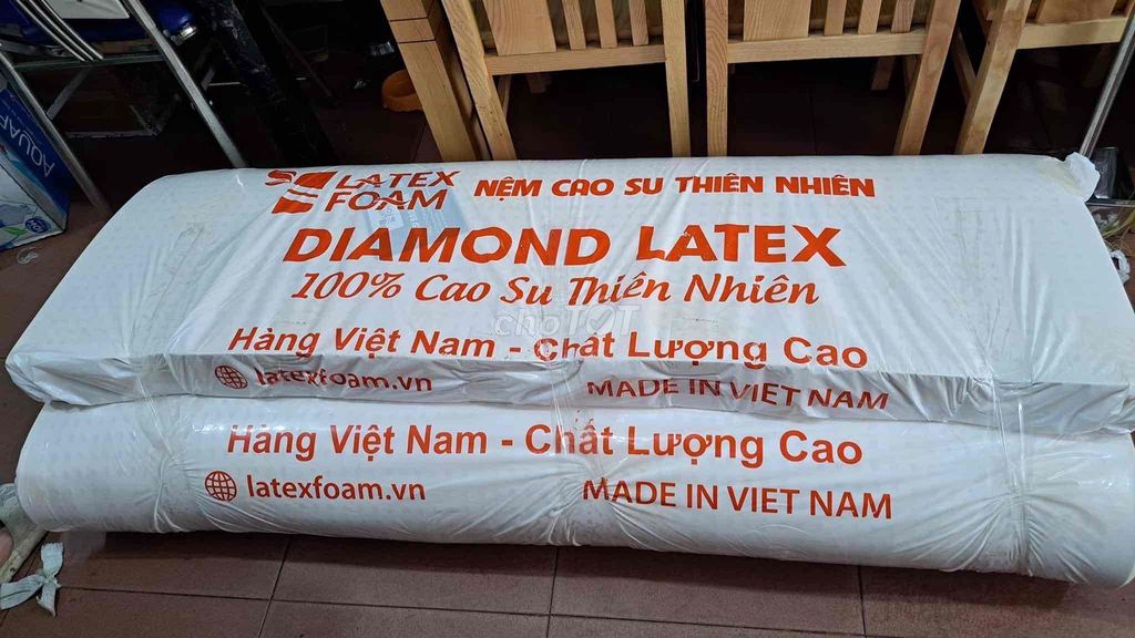 Nệm Cao Su Thiên Nhiên 100% Latex 1m6 Dày 10cm