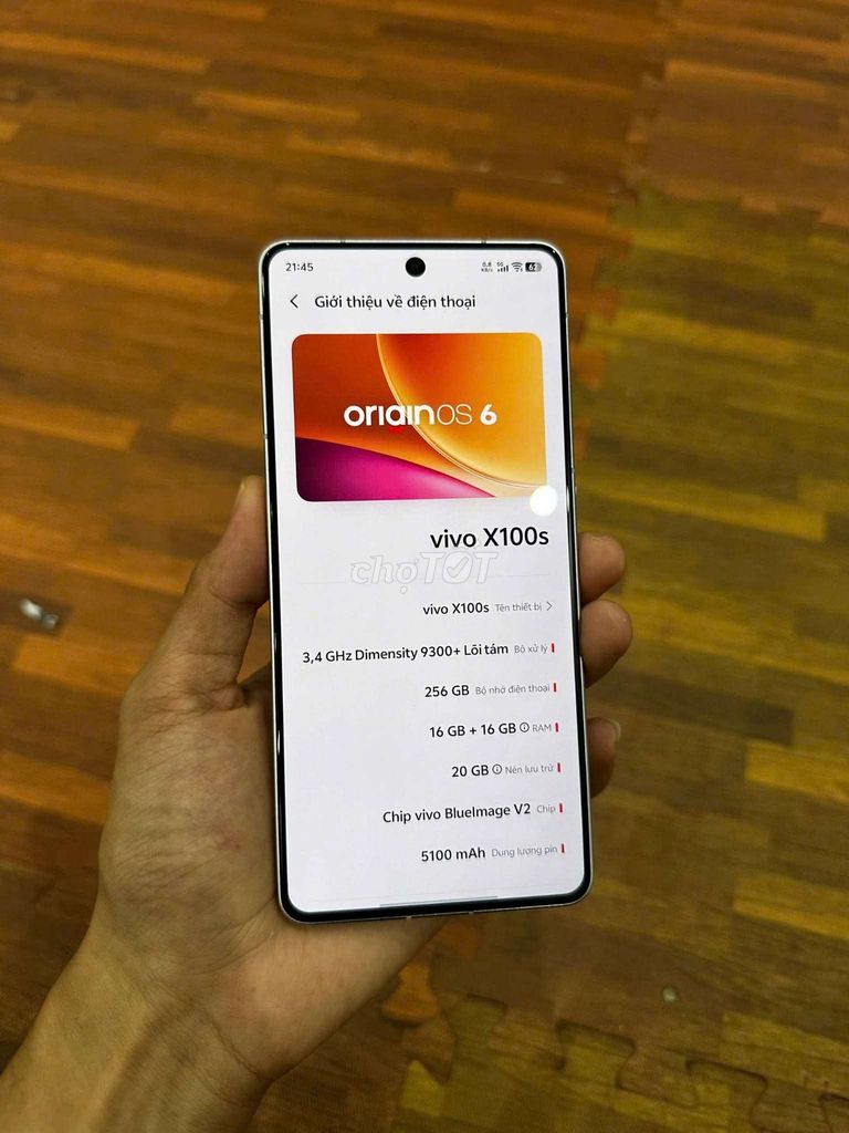 Vivo X100s 256GB Trắng. Mua bán Điện thoại tại Huyện Mỹ Đức Hà Nội được đăng bởi Vũ  hình 1