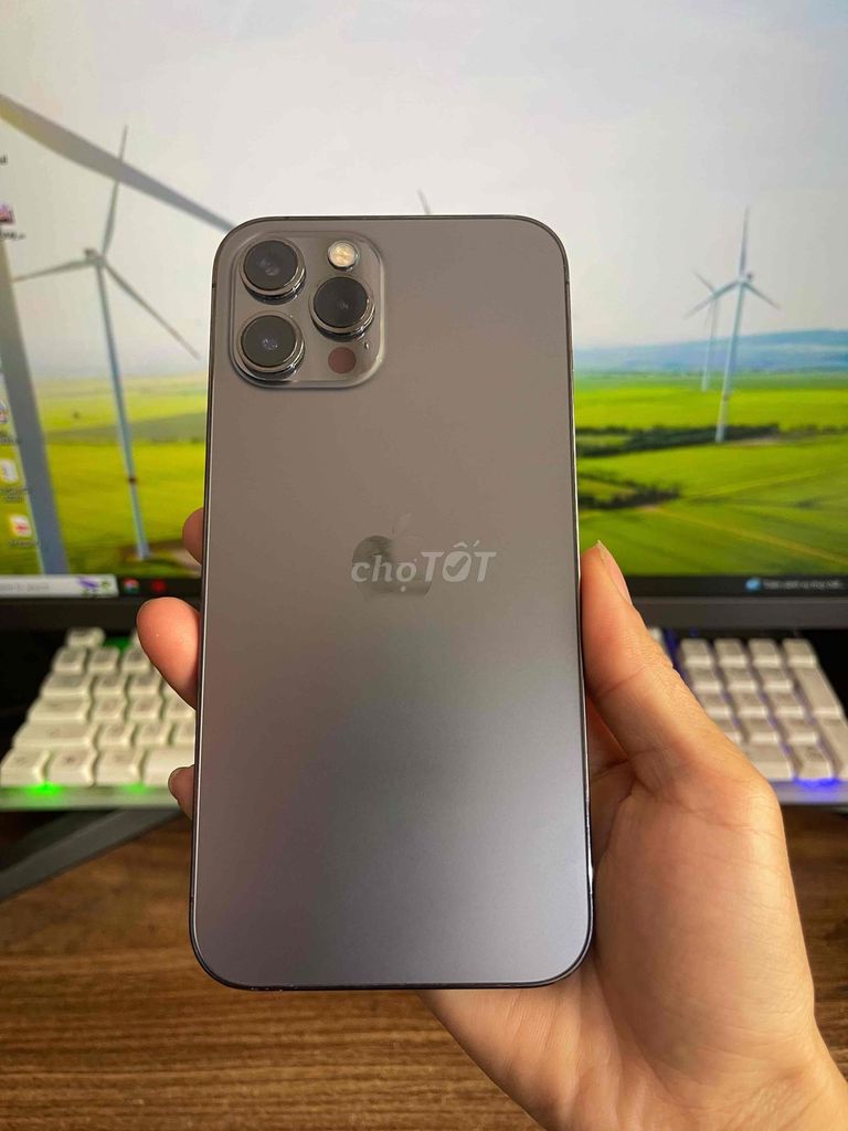 iPhone 12 Pro Max 256GB  2 Sim Vật lý zin all 99%. Mua bán Điện thoại tại Quận Lê Chân Hải Phòng được đăng bởi Huy Tưởng Mobile hình 1