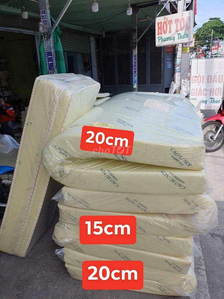 Nệm cao su non american tại nhà máy. Mua bán Giường, chăn ga gối nệm tại Quận Gò Vấp Tp Hồ Chí Minh được đăng bởi Kho Nệm Cao Su Phát Tài hình 1