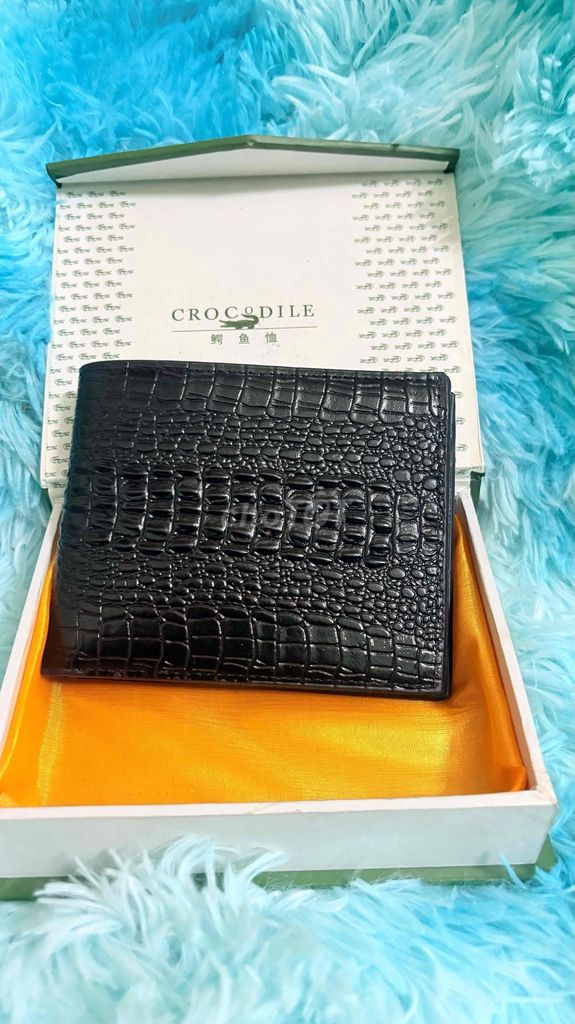 Ví Nam Crocodile Da Đen. Mua bán Túi xách tại Quận Cái Răng Cần Thơ được đăng bởi Hạnh Ngươn hình 1