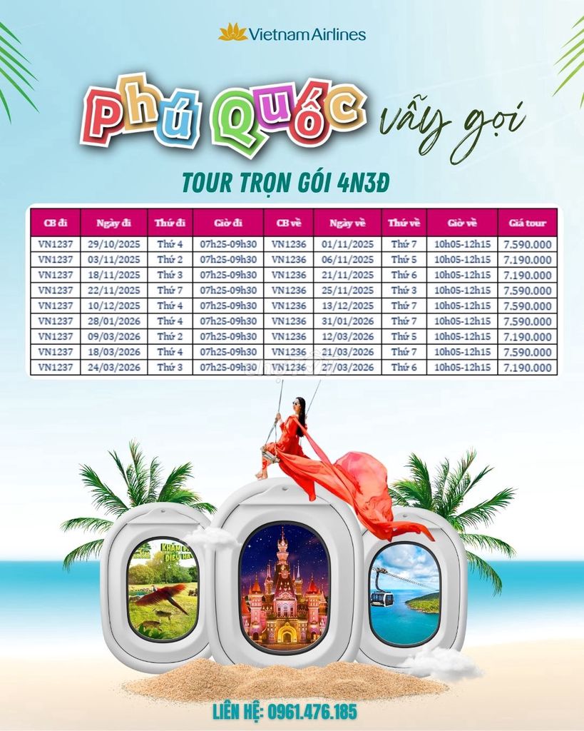 HN-PHÚ QUỐC 4N3Đ. Du lịch tại Quận Nam Từ Liêm Hà Nội được đăng bởi Cẩm Nguyễn hình 1