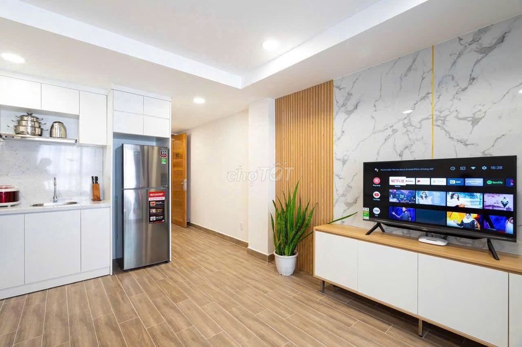 ЖК Golden Mansion – улица Пхо Куанг, квартира 43м², с мебелью, 12 млн/мес