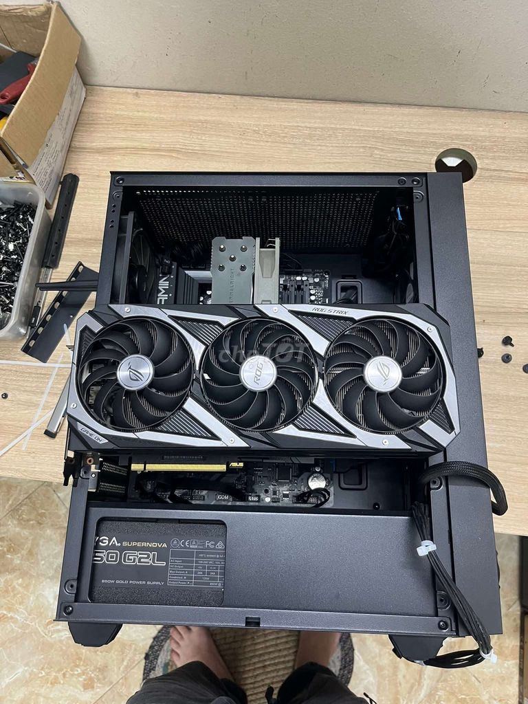 Card đồ họa Asus RTX 3070ti Rog 8GB. Mua bán Linh kiện (RAM, Card...) tại Thành phố Nam Định Nam Định được đăng bởi MÁY TÍNH PHÚ LINH hình 1