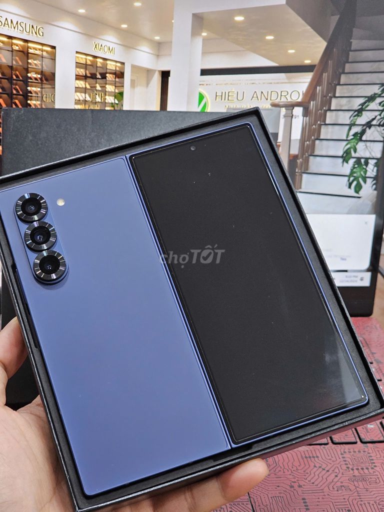 Samsung Galaxy Z Fold 6 256Gb Xanh 99% Hàn Quốc