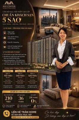 CƠ HỘI ĐẦU TƯ CHỈ 210 TRIỆU, SỞ HỮU GẦN METRO 1-2 TẶNG FULL NỘI THẤT