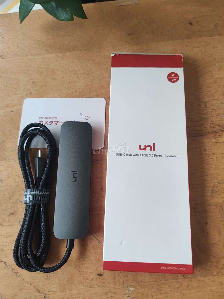 USB-C Hub Uni Xám 4 cổng USB 3.0. Mua bán Phụ kiện (Màn hình, Chuột...) tại Quận 7 Tp Hồ Chí Minh được đăng bởi Vy Vy hình 1