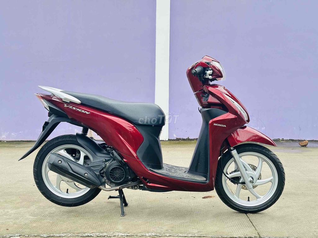 HONDA VISION ĐỎ ĐEN 2018