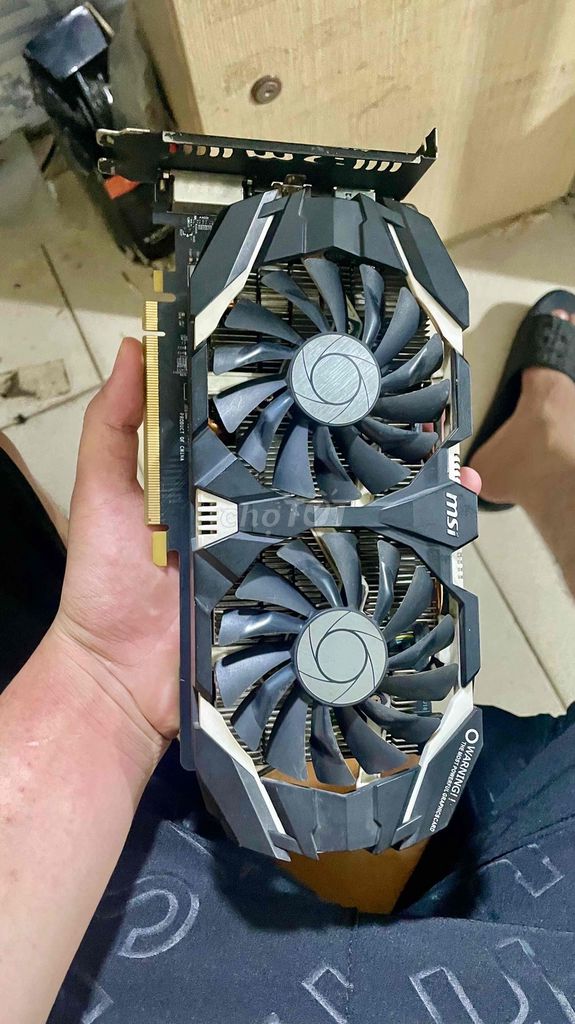 Card đồ họa MSI GTX 1060 6GB Đen. Mua bán Linh kiện (RAM, Card...) tại Huyện Sóc Sơn Hà Nội được đăng bởi Công Master Pc hình 1