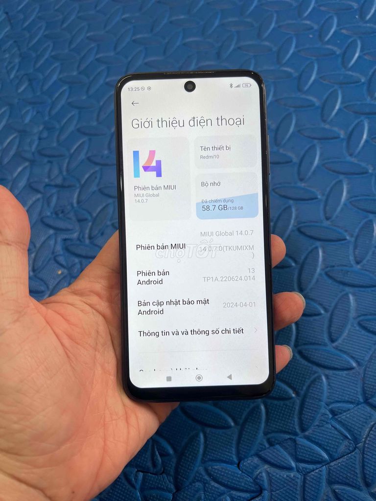 Bán Xiaomi Redmi 10 Ram4/128 zin xấu pin 5000. Mua bán Điện thoại tại Quận Hà Đông Hà Nội được đăng bởi Mạnh Mobile hình 1