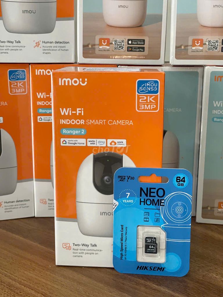 Camera Imou Ranger 2 2K 3MP Wi-Fi 64GB. Mua bán Máy ảnh, Máy quay tại Quận Hải Châu Đà Nẵng được đăng bởi Kim Trường Sáng hình 1