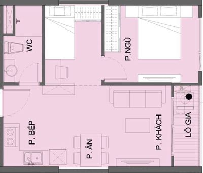 Căn hộ 47 m² · 1 PN · Vinhomes Grand Park