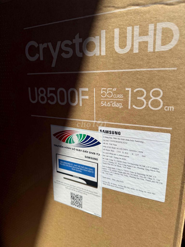 Tivi Samsung U8500F 55 inch 4K. Mua bán Tivi, Âm thanh tại Quận Gò Vấp Tp Hồ Chí Minh được đăng bởi Vy Anh hình 1