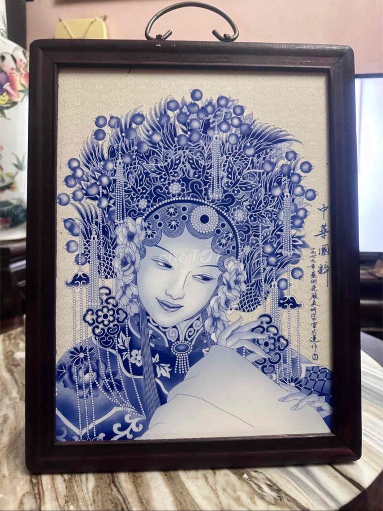 tranh sứ kt 29x37cm