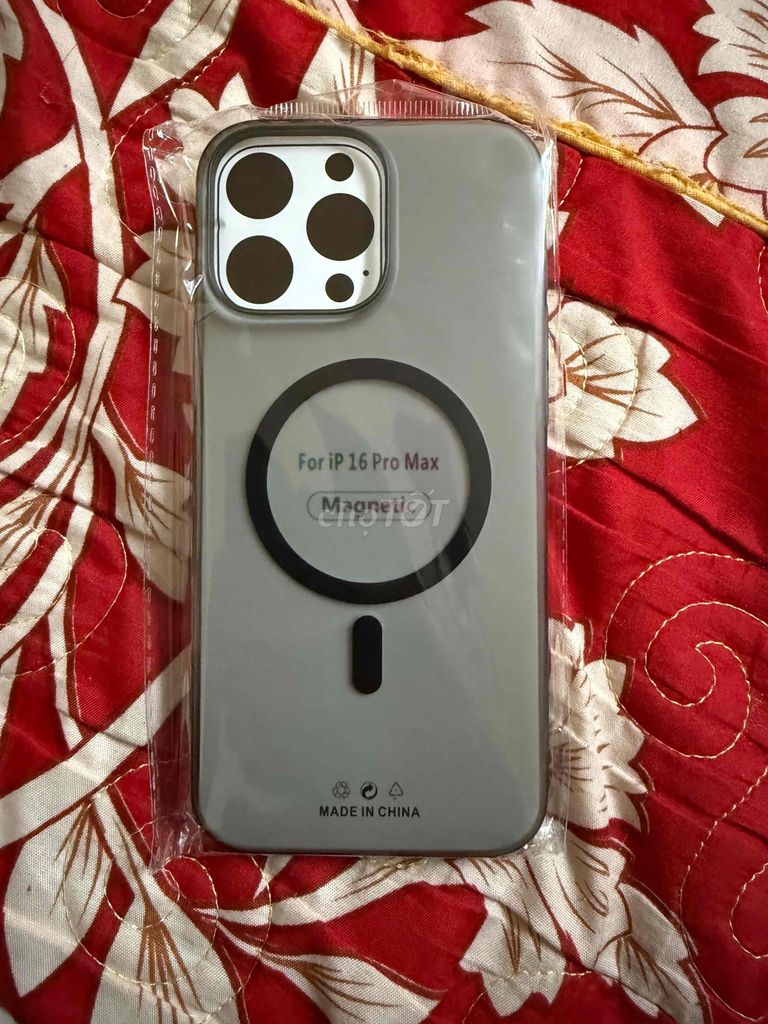 Ốp lưng iPhone 16 Pro Max Nhựa Xám Magnetic. Mua bán Phụ kiện (Màn hình, Chuột...) tại Quận Lê Chân Hải Phòng được đăng bởi Đỗ Văn Thắng hình 1