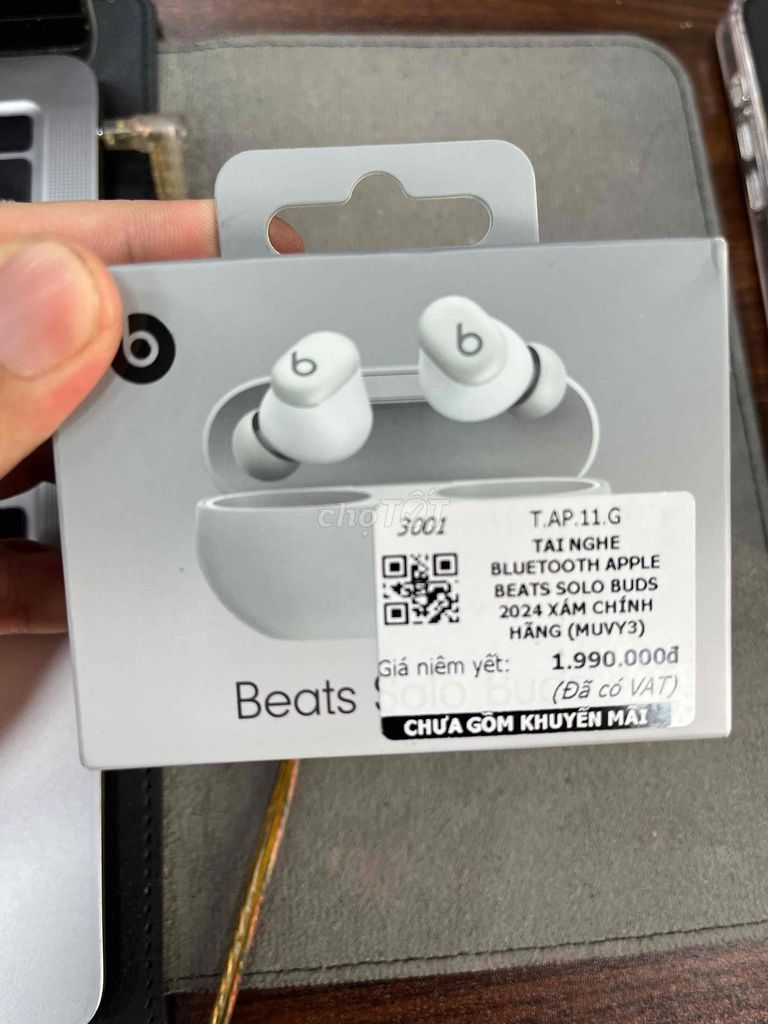 Tai nghe Beats Solo Buds Xám. Mua bán Tivi, Âm thanh tại Quận Bắc Từ Liêm Hà Nội được đăng bởi Nguyễn Duy Khoa hình 1
