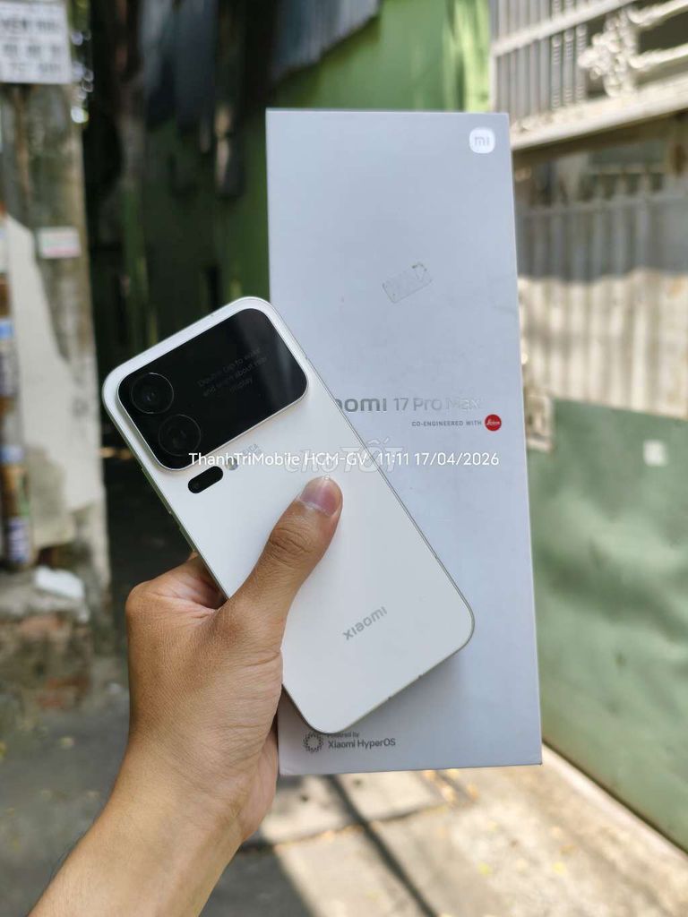 Xiaomi 17 Pro Max Trắng 12/512 fullbox ROM gốc. Mua bán Điện thoại tại Quận Gò Vấp Tp Hồ Chí Minh được đăng bởi Thanh Tri hình 1