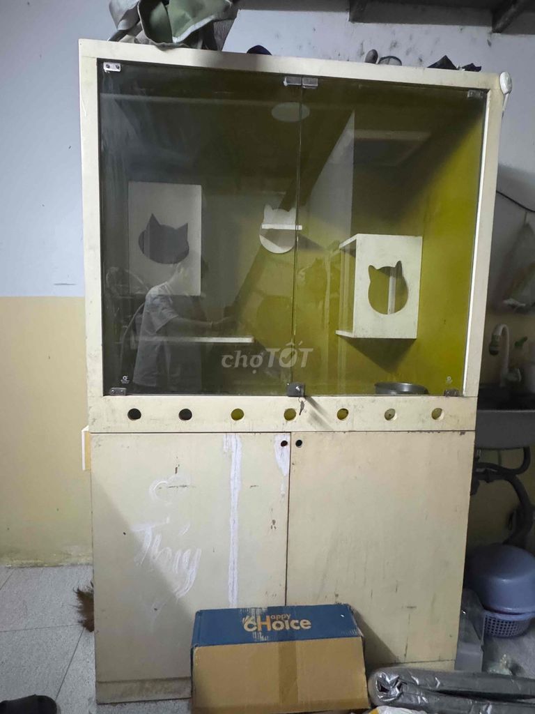 Chuồng mèo 1m8x1m1 + đồ chơi. Mua bán Phụ kiện, Thức ăn, Dịch vụ tại Quận 12 Tp Hồ Chí Minh được đăng bởi Tiên hình 1