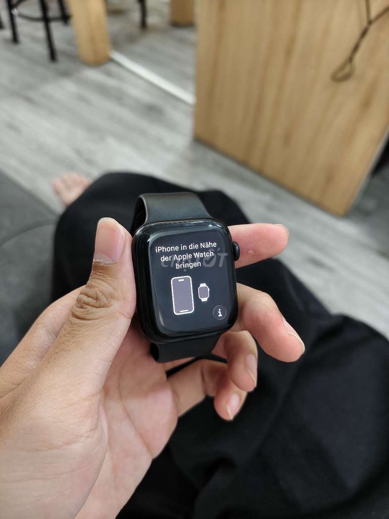 Apple Watch SE2 44mm GPS Đen đẹp. Mua bán Thiết bị đeo thông minh tại Quận Bình Thạnh Tp Hồ Chí Minh được đăng bởi DKSV hình 1