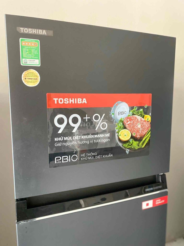 Tủ lạnh Toshiba inventer 312L. BH 2/2026