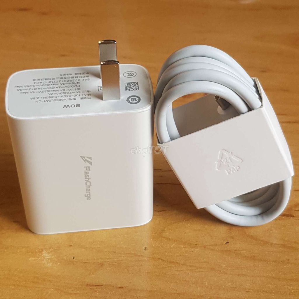 Sạc Nhanh 80W VIVO V40, V40 Lite Chính Hãng 100%. Mua bán Phụ kiện (Màn hình, Chuột...) tại Quận Hải Châu Đà Nẵng được đăng bởi Oanh Kute hình 1