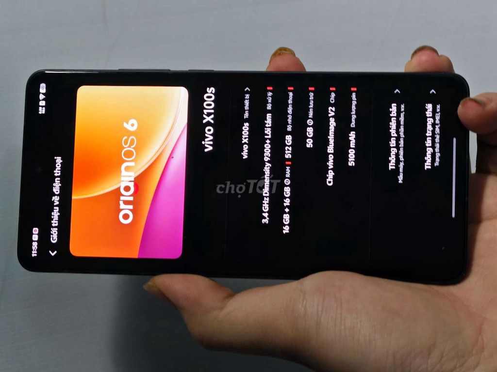 [Chỉ giao lưu] Vivo X100s 512GB Đen. Mua bán Điện thoại tại Quận Ninh Kiều Cần Thơ được đăng bởi ok hình 1