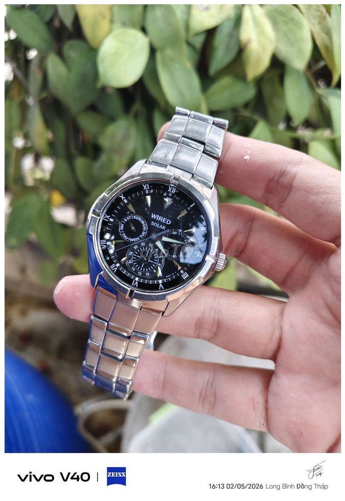 Đồng hồ Seiko WIRED Nam Thép Bạc. Mua bán Đồng hồ tại Huyện Gò Công Tây Tiền Giang được đăng bởi Tuấn Trung hình 1