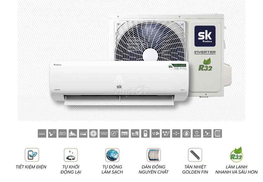 Điều hoà Samikura 24000 BTU Inverter R32 Trắng. Mua bán Máy lạnh, điều hoà tại Quận Hà Đông Hà Nội được đăng bởi NGỌC ANH hình 1